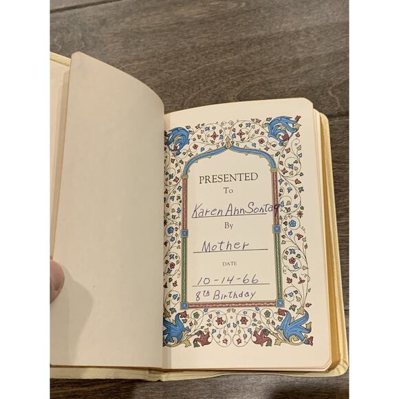 Vintage 60s White Young Folks Text World Bible King James Version With Box - Picture 5 of 12